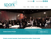 Tablet Screenshot of eventsbyspark.com